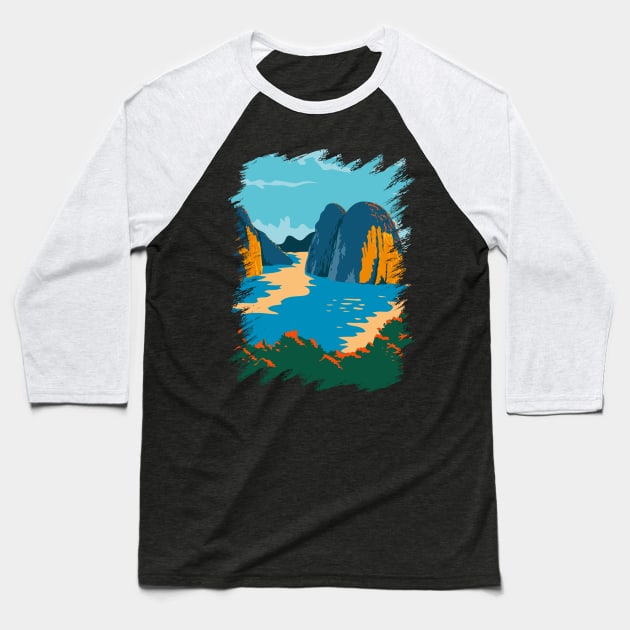 Ha Long Bay Baseball T-Shirt by ArtisticParadigms